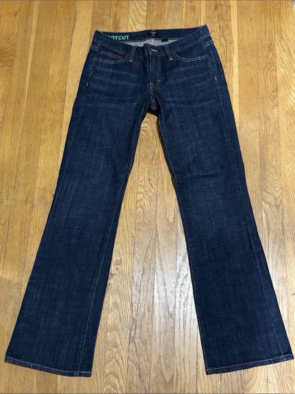 J. Crew Dark Indigo Bootcut Jeans